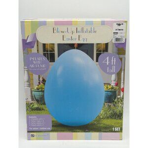 Blow-Up Inflatable Easter Egg 4 Feet Tall For Indoor/Outdoor Use Air Pump Not In